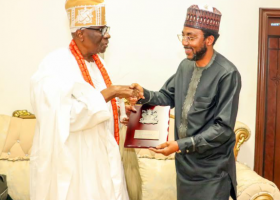 PHOTOS: NPA Managing Director visits Oba of Lagos