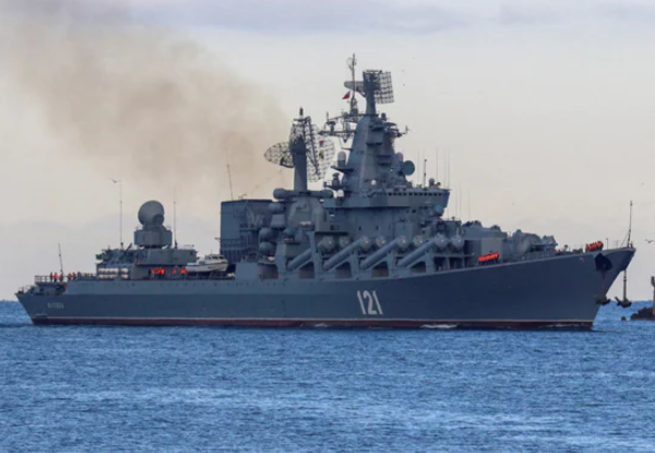 Russian warship hit by Ukrainian missiles sinks in Black Sea 