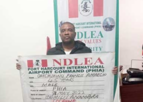 NDLEA arrests Amaechi, impounds cocaine hidden in 12 tyres at Port Harcourt airport