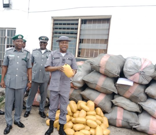 Customs seize 828 bags of foreign rice, others in Benin, Lagos