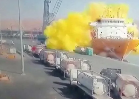 Chlorine gas leak kills 12, injures 251 at Jordan port
