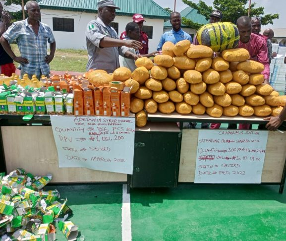 Customs seizes N1.48bn expired soft drinks, others at Seme