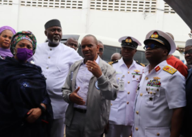 Saraki tours NIMASA facilities, urges continuous synergy among maritime agencies