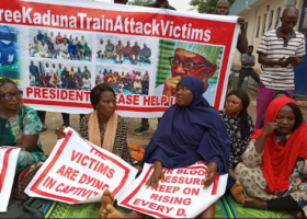 Abuja-Kaduna train attack: Victims’ families blockade transport ministry
