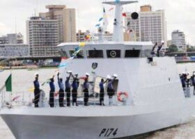 Navy ship Okpabana rescues distressed oil vessel on high sea