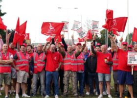 Port of Felixstowe dockworkers on strike for first time in 30 years