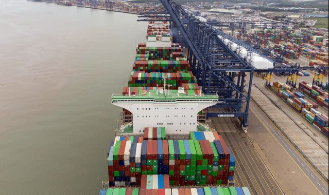 Talks between union and UK container port Felixstowe end without deal
