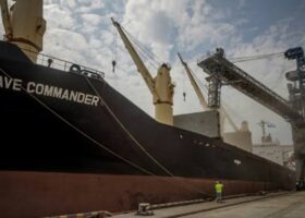 First humanitarian ship in Ukraine set to depart for Africa