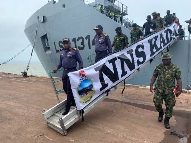 Nigerian Navy ship Kada arrives Port of Bissau