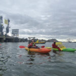 Greenpeace activists block Russian LNG tanker at Swedish port