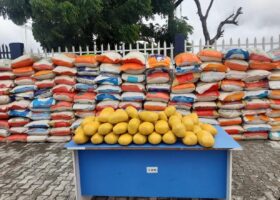 Navy seizes 627 bags of smuggled rice, 57 parcels of cannabis