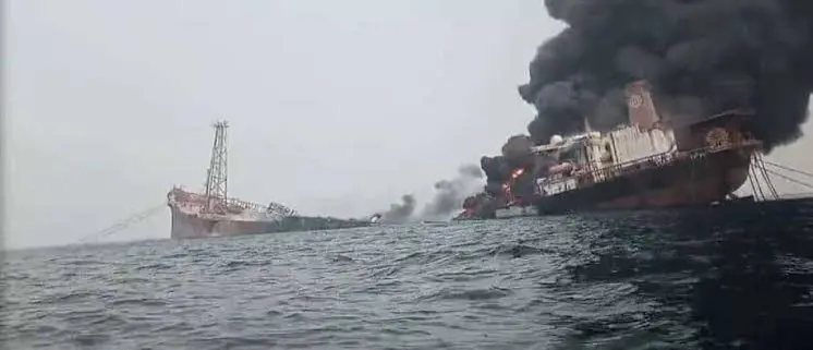 Nigerian Navy destroys vessel involved in crude oil theft 