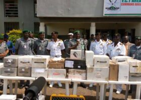 Customs donates 86 seized drones to Nigerian Navy