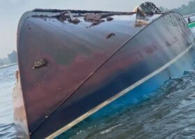Fishing trawler sinks after colliding with MSC containership in Lagos