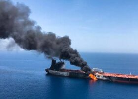 U.S. fingers Iran for attack on ship in Gulf of Oman