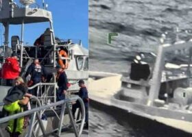 Fishing trawler sinks after collision with MSC containership