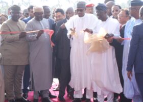PHOTOS: Buhari formally commissions Lekki deep seaport
