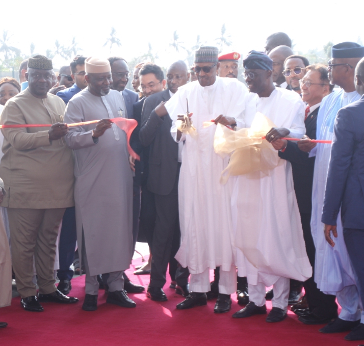 PHOTOS: Buhari formally commissions Lekki deep seaport