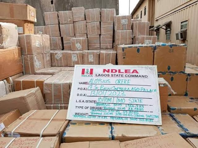 NDLEA seizes N5bn tramadol found in Lagos warehouse