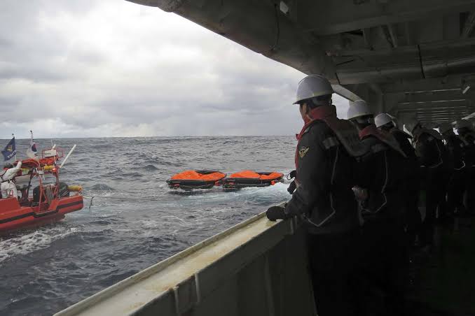 Two dead, nine missing as cargo ship sinks off Japan