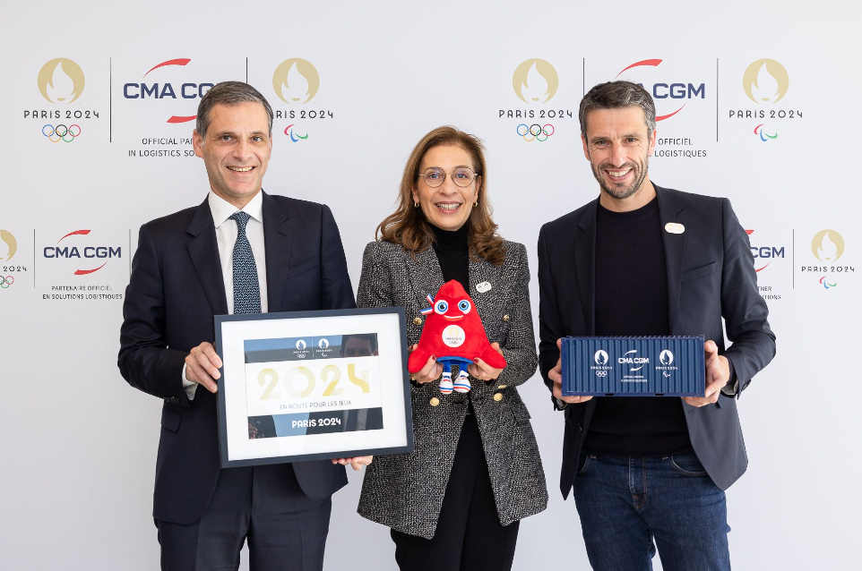 CMA CGM appointed official partner of Paris 2024 Olympic Games