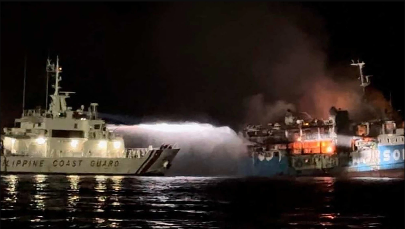 28 dead in Philippines passenger ferry fire
