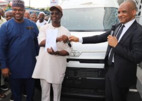 NIMASA donates bus, truck to maritime workers union