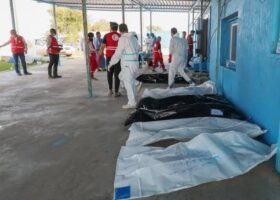 Dozens of bodies float ashore in Libya after migrant boats sink