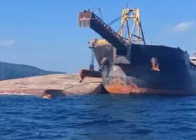 3 confirmed dead as dredger collides with tanker off Philippines