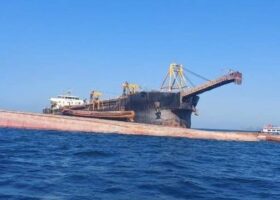 3 crew members dead as dredger capsizes after colliding with tanker
