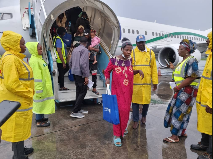 109 ‘stranded’ Nigerians return from Libya