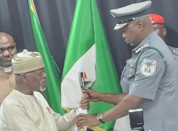 Photo Hameed Ali Hands Over To New Customs Cg Wale Adeniyi Ships And Ports 7172