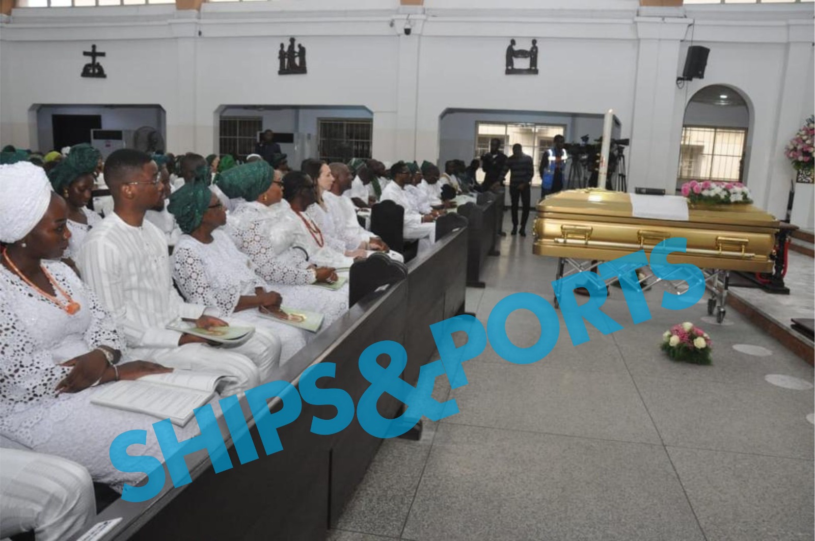 Funeral mass for ex-NITOA Chairman, Margaret Onyema-Orakwusi