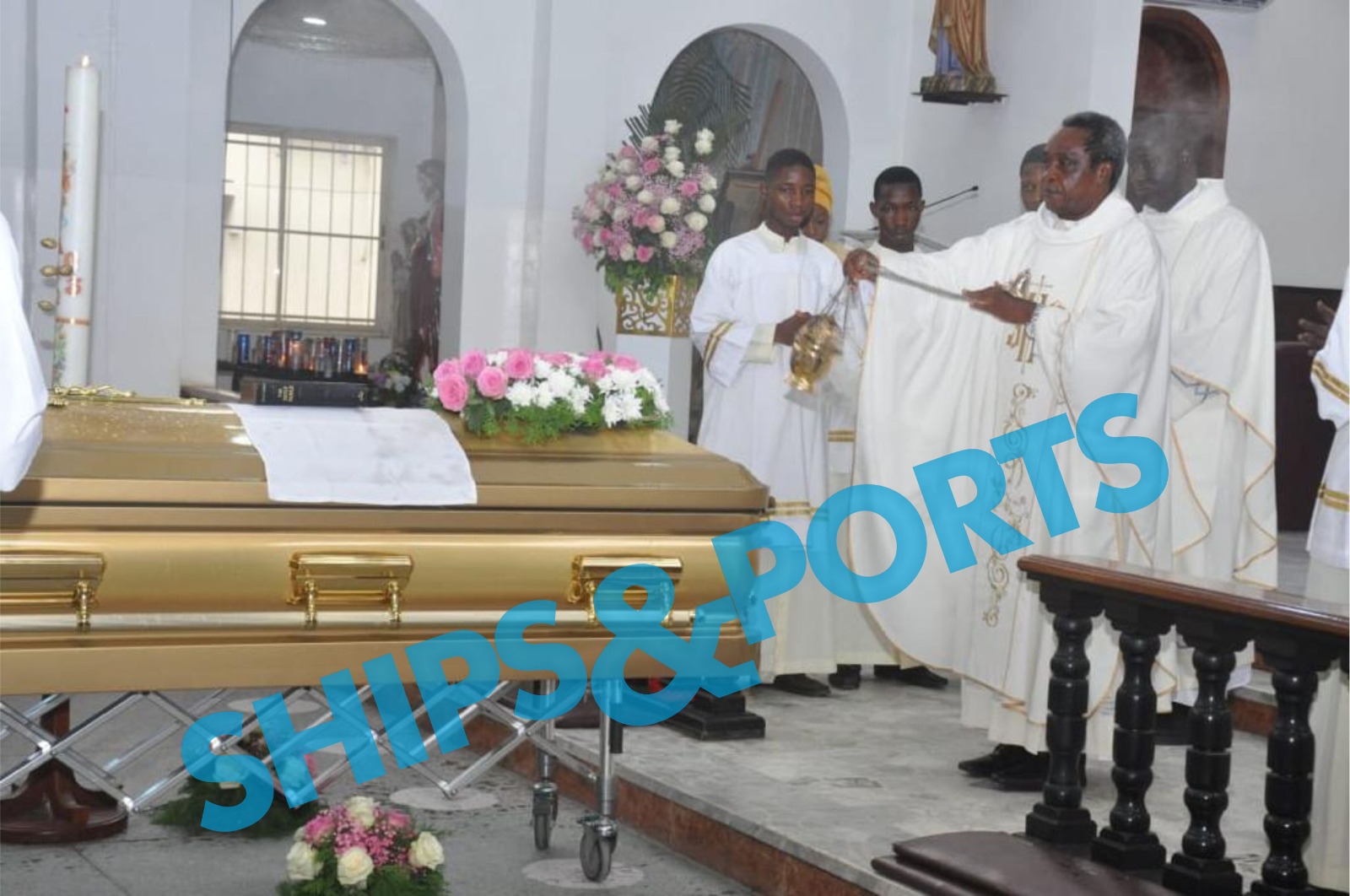 Funeral mass for ex-NITOA Chairman, Margaret Onyema-Orakwusi
