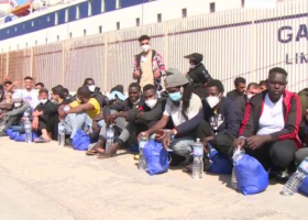 242 migrants rescued off Lampedusa island