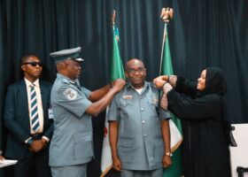 Customs CG decorates newly appointed management team members