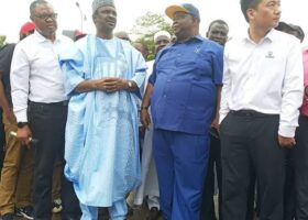 Minister flags off train evacuation of containers from Apapa port