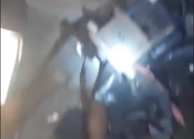 Motor boy trapped under 40ft container rescued in Lagos