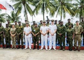 UK navy warship departs Nigeria for Ghana