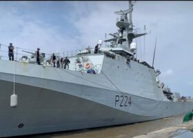 UK warship arrives Nigeria to support regional maritime security