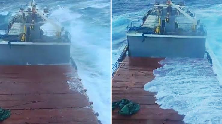 Cargo ship sinks off Greek Island