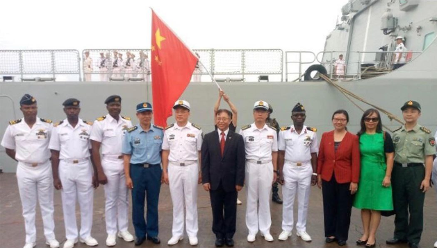 Three Chinese warships arrive Nigeria with soldiers