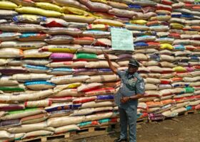 Customs FOU arrests 11 suspects, intercepts nine trailer loads of rice