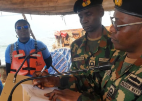 Navy hands over seized trawler, 13 crew members to Dept of Fisheries