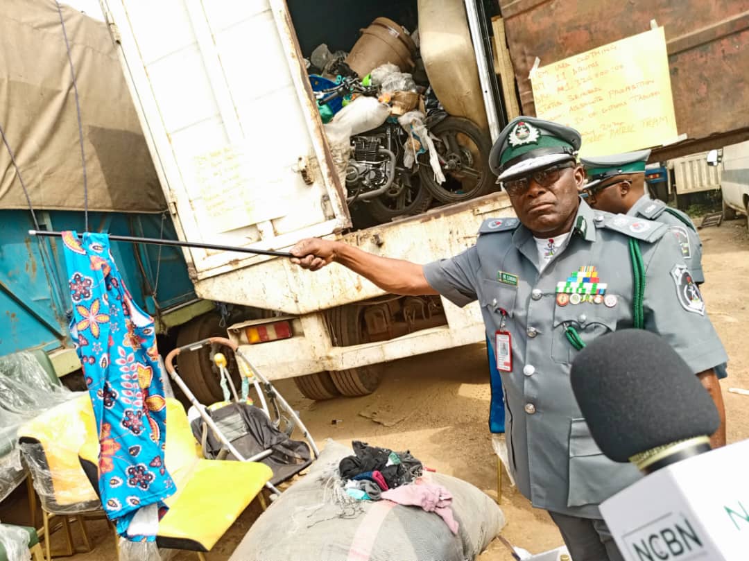Customs FOU Zone A intercepts foreign rice, goods worth N854.2m