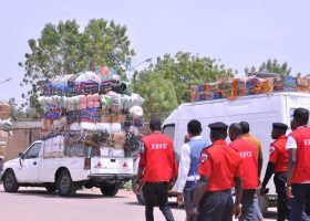EFCC seize 21 trucks of food, others being smuggled out of Nigeria 