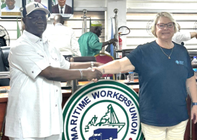 Maritime workers union hosts ITF Project Coordinator