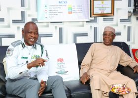 Ex-CG Ahmed Mustapha visits Customs headquarters