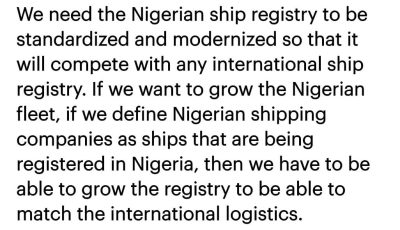 Many Nigerian banks don’t understand the shipping business