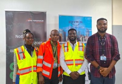 APM Terminals Apapa recycles discarded tyres into flipflops